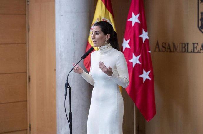 La portavoz de Vox en la Asamblea de Madrid, Rocío Monasterio