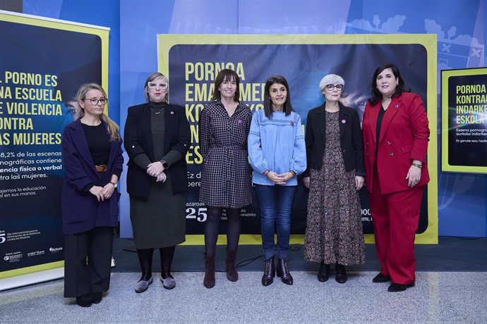 Campaña conjunta de las instituciones vascas con motivo del Día Internacional para la Erradicación de la Violencia Contra las Mujeres.