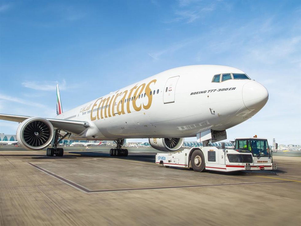 Archivo - Avión de Emirates.