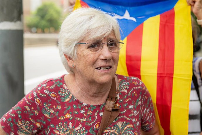 Archivo - La eurodiputada de Junts y exconsellera, Clara Ponsatí