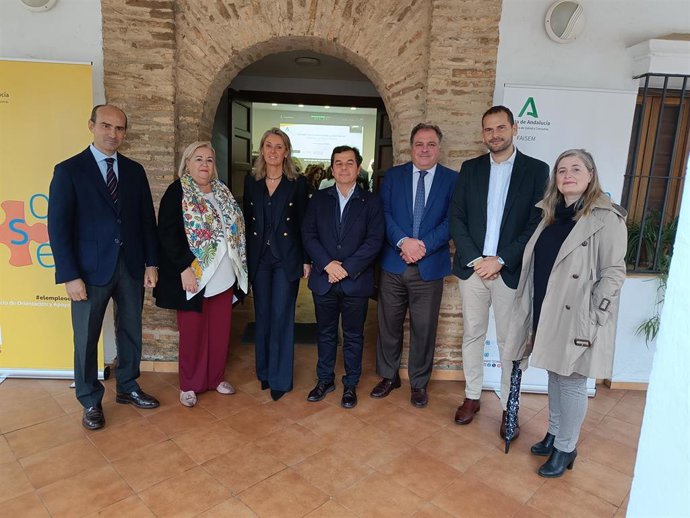 Inauguración en Palos de la Frontera (Huelva) de la jornadas técnicas  'Empleo y Salud Mental, Evidencias, Modelos y Desafíos' promovidas por Faisem.