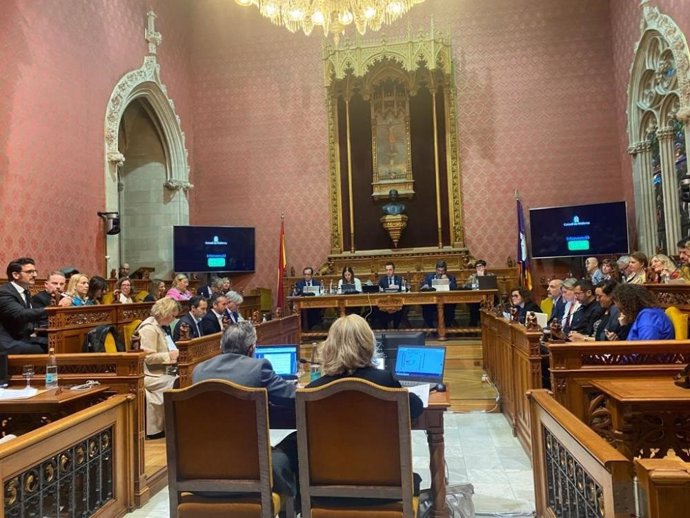 Pleno del Consell de Mallorca.