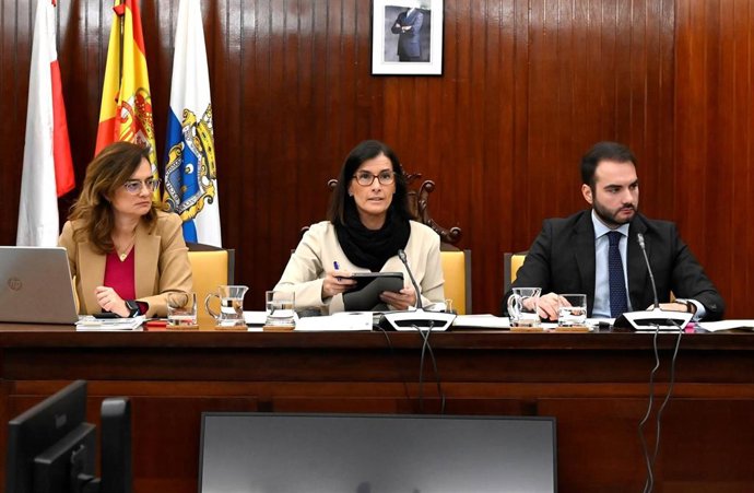 La alcaldesa de Santander, Gema Igual, en el Pleno del Ayuntamiento