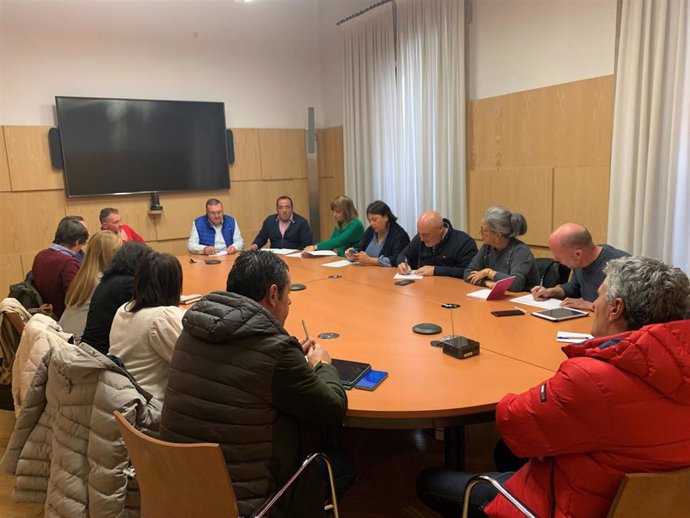 Reunión del vicepresidente de la Diputación de León con los productores leoneses.