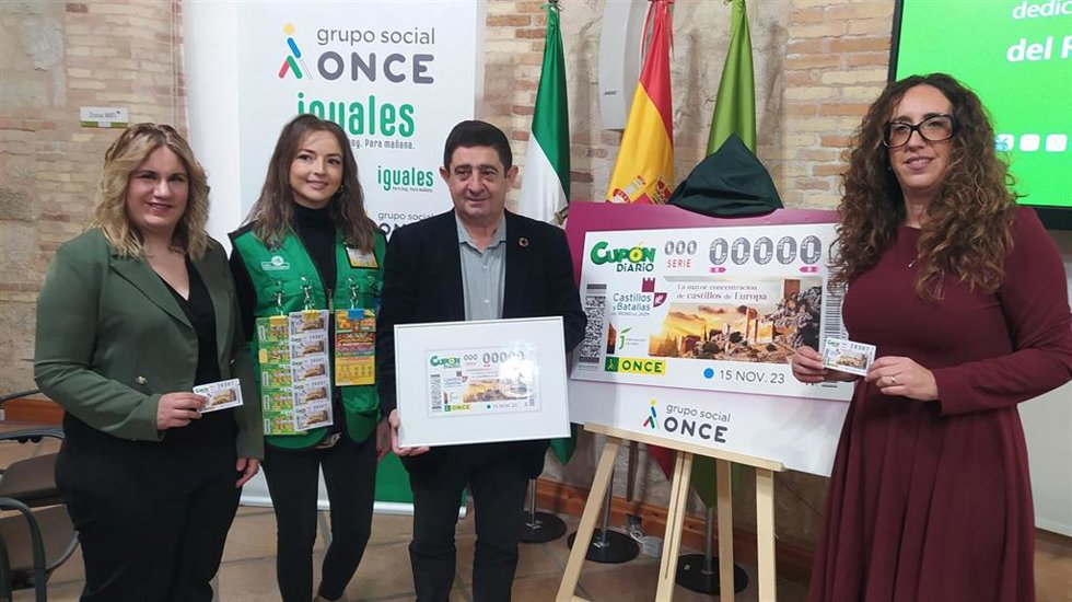 Presentación del cupón de la ONCE