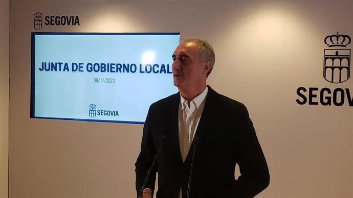 Mazarías, hoy en rueda de prensa.