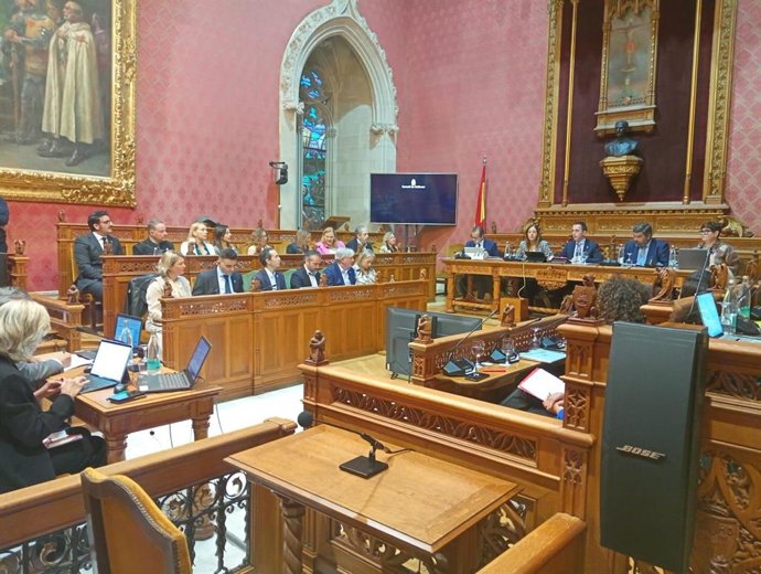 Pleno del Consell de Mallorca del 9 de noviembre de 2023.