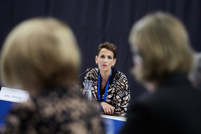 María Chivite en la la 2ª Conferencia Anual de la Alianza de Regiones de la Automoción del Comité de las Regiones Europeo