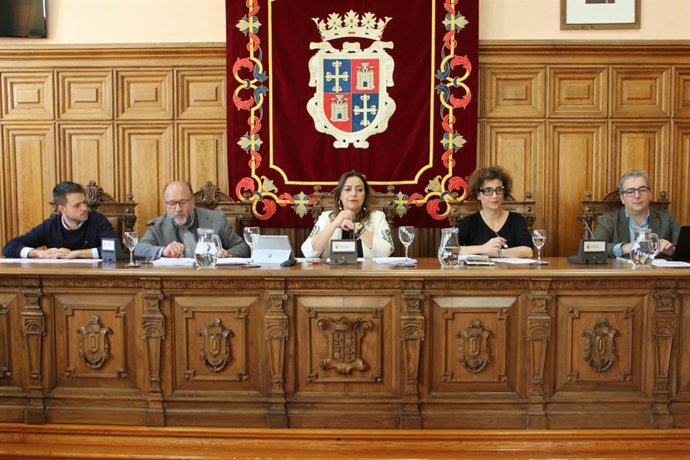 Imagen del pleno de ordenanzas del Ayuntamiento de Palencia.