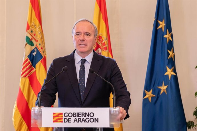 AV.- Azcón (PP) critica que "se consuma el golpe" tras el acuerdo PSOE y Junts que llevarán a los tribunales europeos
