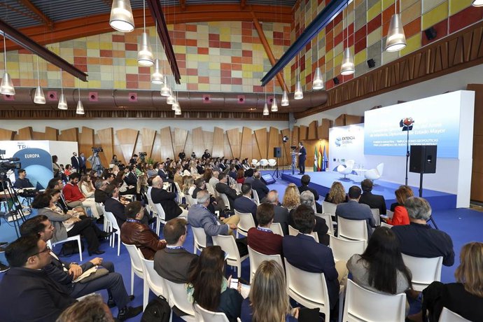 Archivo - Una de las conferencias celebradas en la edición de 2022 de Andalucía Trade Global.