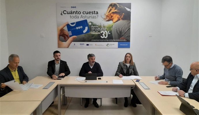 Reunión del consejo de administración del Consorcio de Transportes de Asturias (CTA)