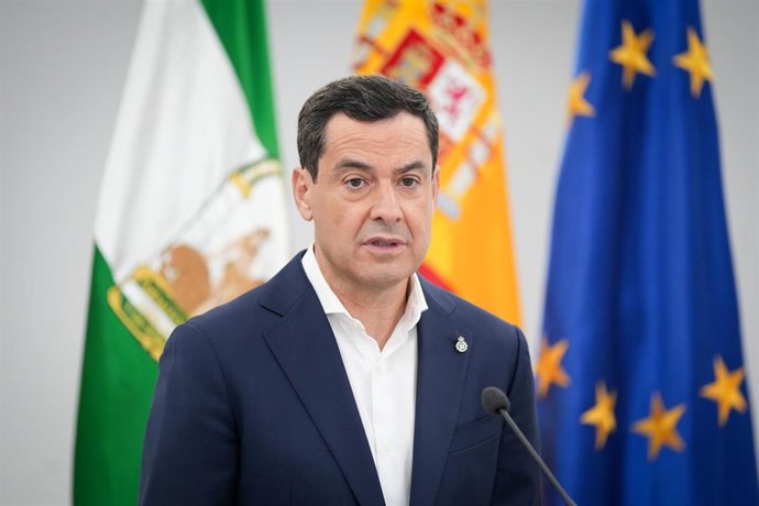 El presidente de la Junta, Juanma Moreno