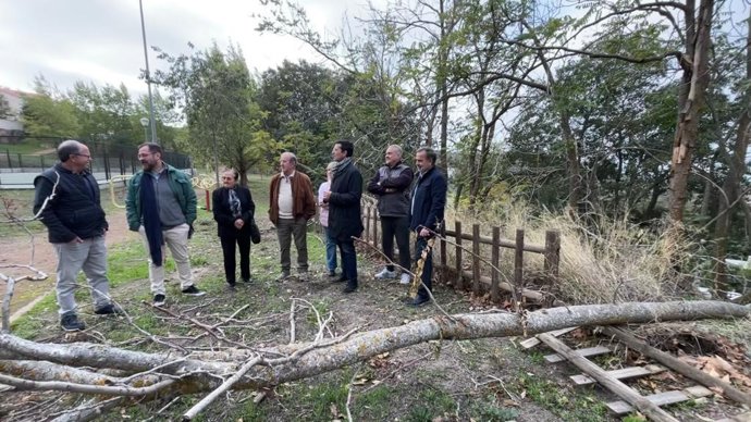 Visita del Grupo Socialista en el Ayuntamiento de Granada a El Fargue