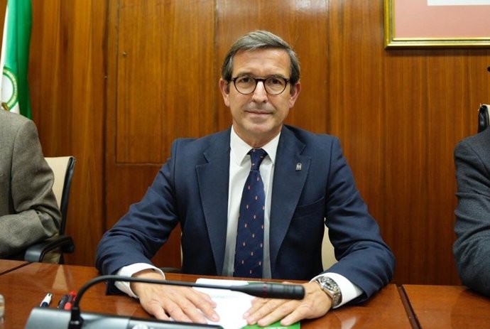 El consejero de Industria, Energía y Minas, Jorge Paradela, en comisión parlamentaria.