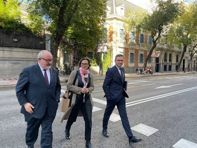 La consellera de Acción Exterior y Unión Europea, Meritxell Serret, en un viaje a Madrid.