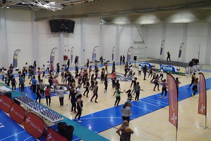 Archivo -  Día del Aeróbic, en Palos de la Frontera (Huelva). Archivo.