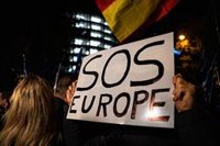 Unas 1.500 personas piden ante el Parlamento Europeo en Madrid que Europa detenga la amnistía
