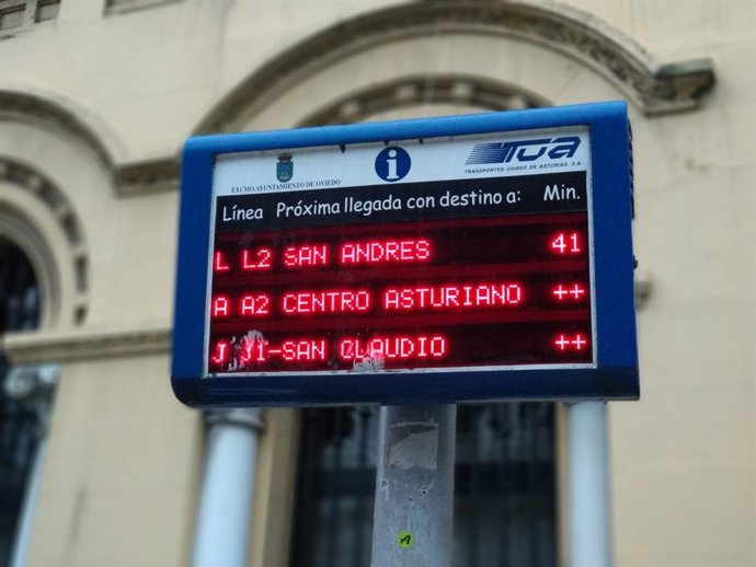 Archivo - La ciudad de Oviedo afronta este miércoles una nueva jornada de huelga de los autobuses urbanos TUA, después de que la empresa decidiera abandonar la negociación colectiva con los trabajadores tras los ataques a 23 vehículos. Según han informa