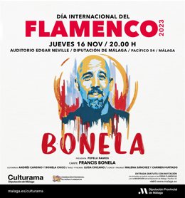Cartel del espectáculo que se podrá ver el jueves 16 de noviembre en el auditorio de la Diputación.