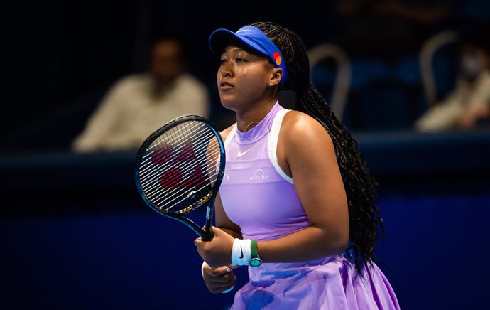Archivo - Naomi Osaka of Japan in action during the first round of the 2022 Toray Pan Pacific Open WTA 500 tennis tournament