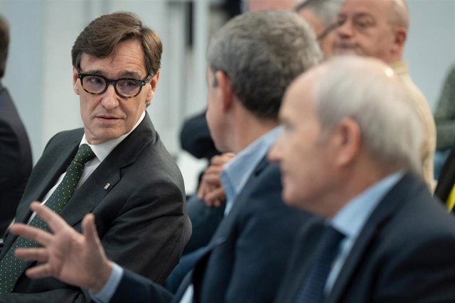 El líder del PSC, Salvador Illa, en una imagen de archivo.