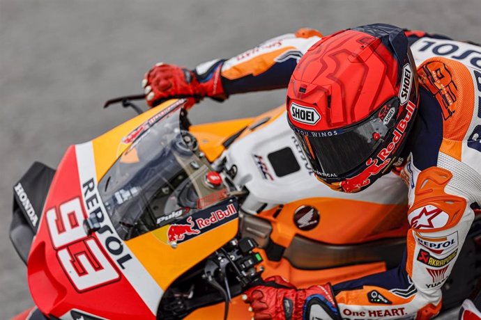 El piloto español de MotoGP Marc Márquez (Repsol Honda).