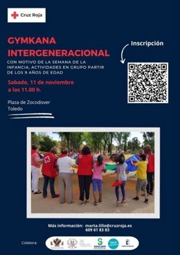 Cartel de la Yincana Intergeneracional en Toledo.