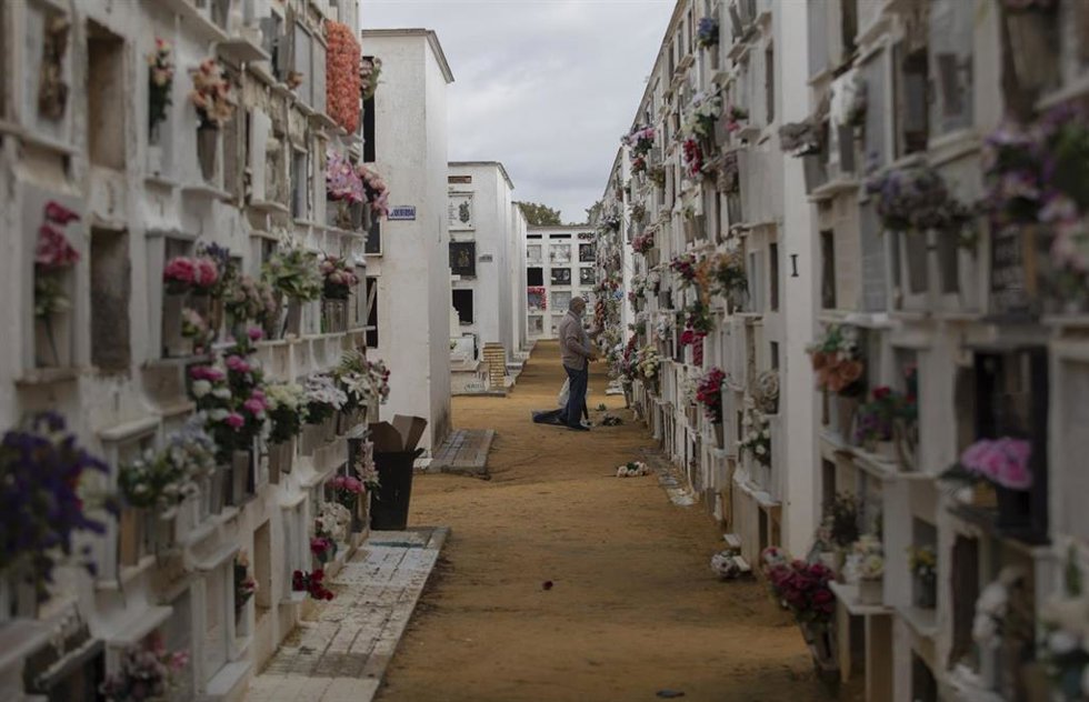 Archivo - Imagen de archivo del cementerio de San Fernando de Sevilla.