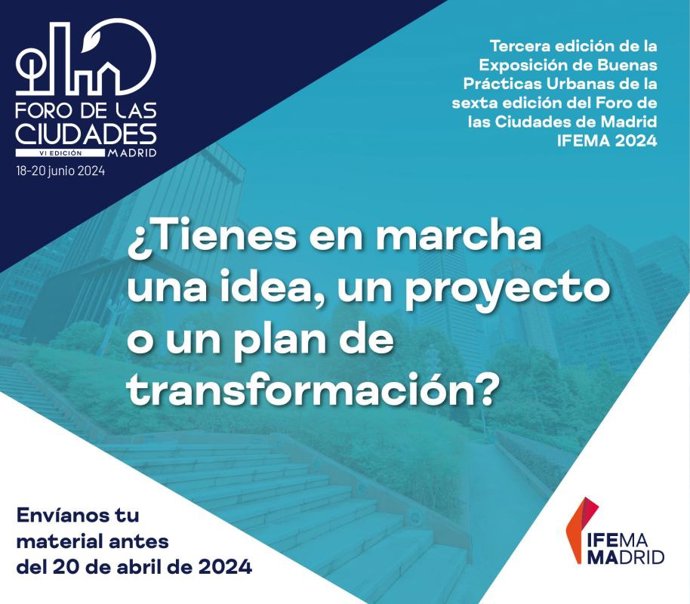 Cartel del Foro de las Ciudades de Madrid