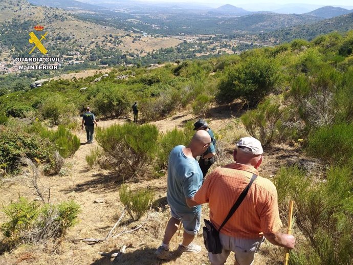 Rescate de senderistas por parte de la Guardia Civil