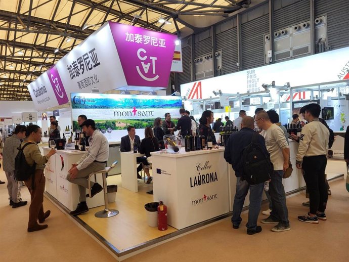 Estand de Prodeca en la fira Prowine Shanghai