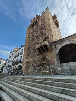 Torre de Bujaco que está vallada