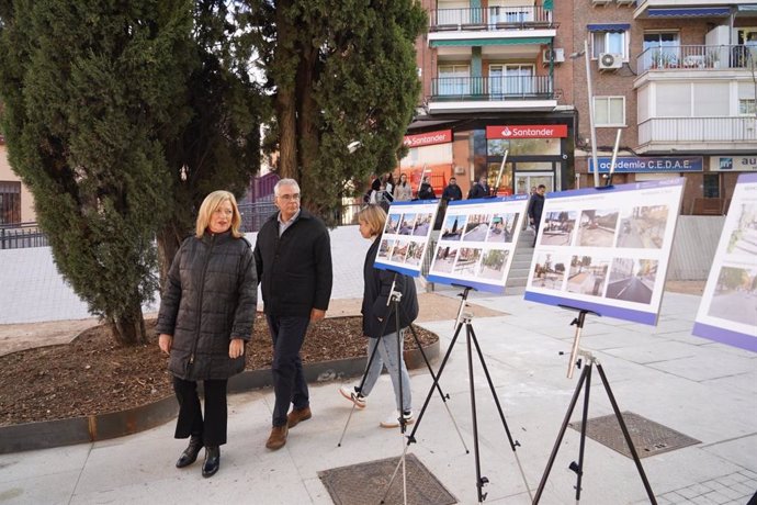 Carabanchel estrena una renovada plaza de la Emperatriz