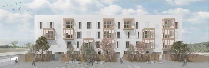 Imagen virtual de una de las promociones.