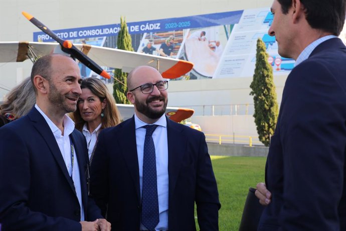 Germán Beardo en Airbur en El Puerto.