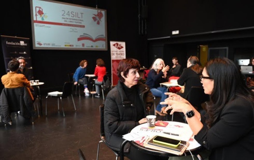 Autores y traductores en el congreso organizado por la Fundación SGAE y AAT.