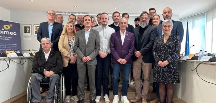 Encuentro de Pimec con alcaldes del Baix Llobregat Nord