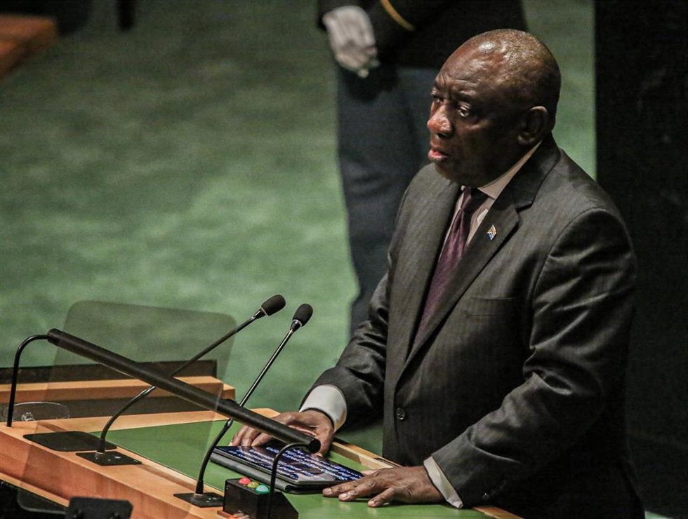 Archivo - El presidente de Sudáfrica, Cyril Ramaphosa