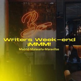 Cartel del Festival Writers Weekend ¡MMM!.