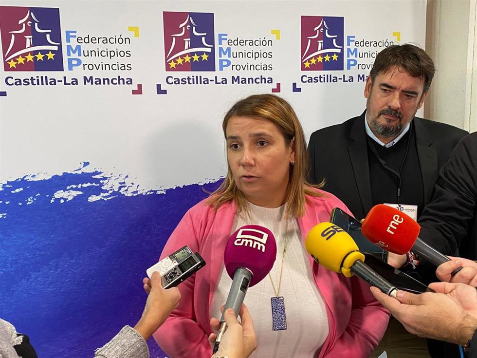 Tita García Élez, portavoz del PSOE en la Diputación de Toledo