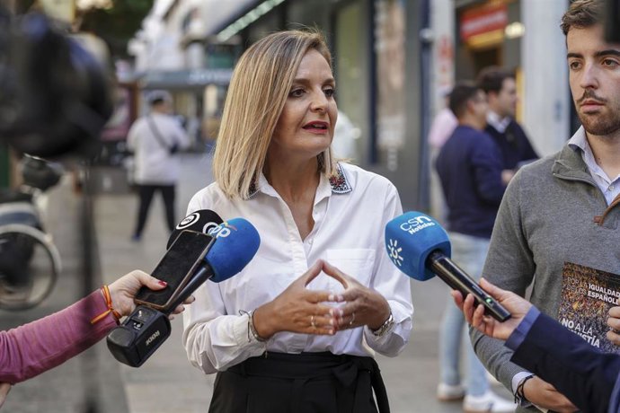 La portavoz del PP de Andalucía, Maribel Torregrosa, este sábado
