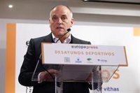 Tebas: "Florentino Pérez solo refleja su 'mesianismo' cada vez más desenfrenado"