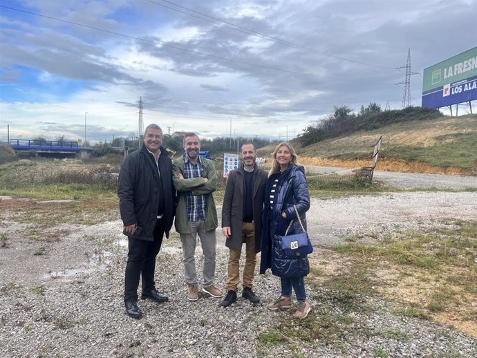 Se reanudan las obras de construcción de la conexión peatonal y ciclista entre Lugones y La Fresneda