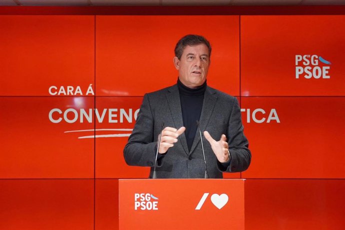 El candidato del PSdeG a la presidencia de la Xunta, José Ramón Gómez Besteiro.