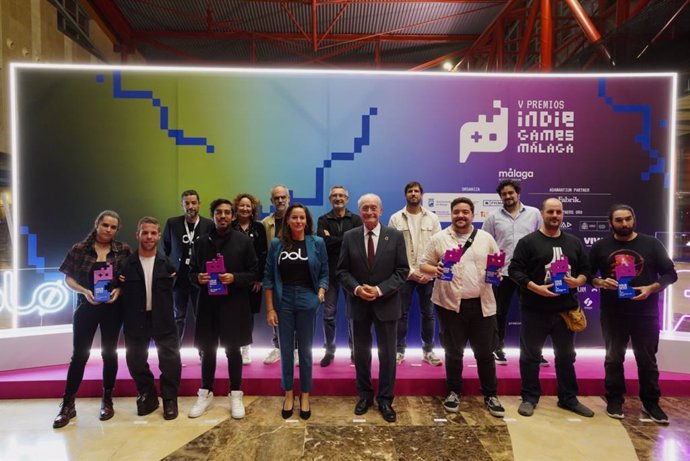Entrega de premios en Indie Games Málaga 2023