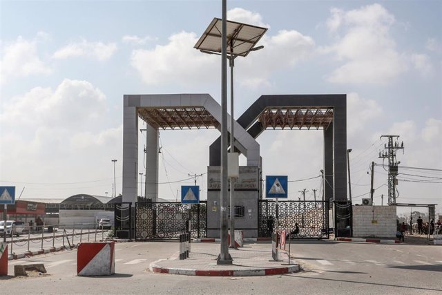 El paso de Rafá, en la frontera entre Egipto y la Franja de Gaza
