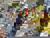 El viento, principal obstáculo para luchar contra las llamas en el incendio declarado en Mijas (Málaga)