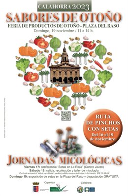 La Feria de Sabores de Otoño se celebrará el 19 de noviembre en la plaza de El Raso de Calahorra