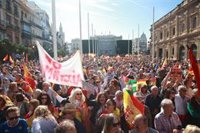 El PP reúne a más de 150.000 personas en las concentraciones de las capitales andaluzas contra la amnistía